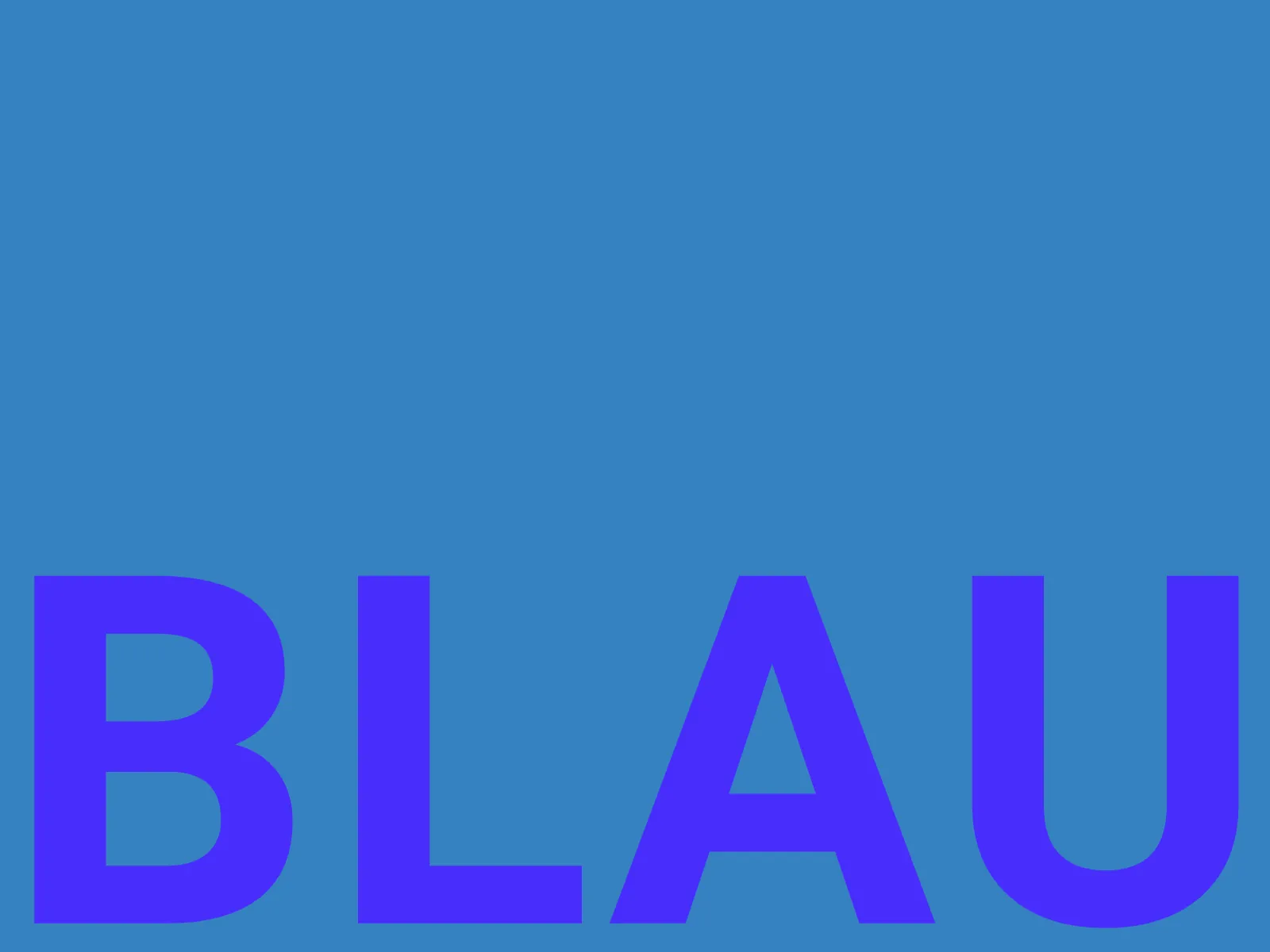 Blau