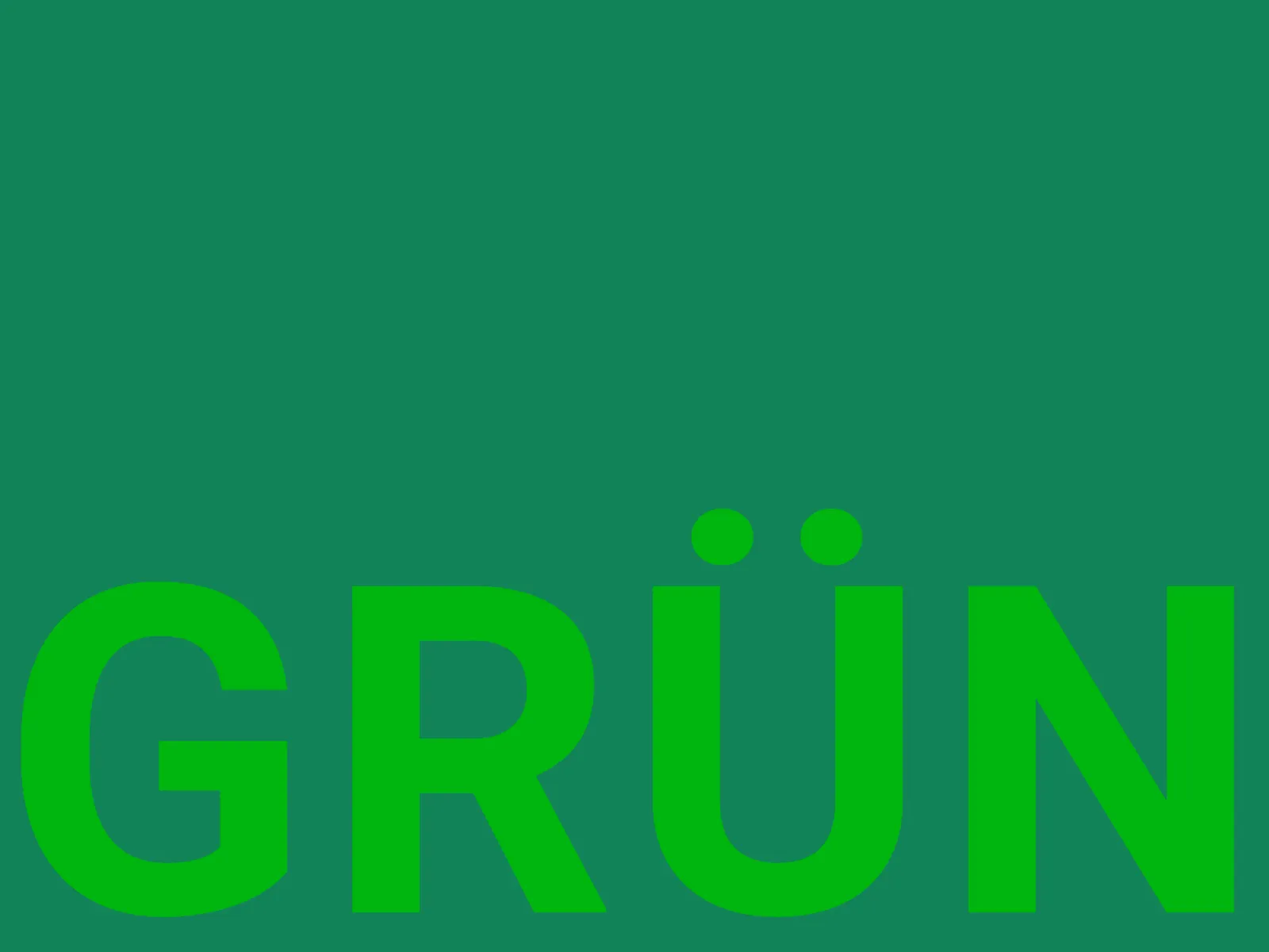 Grün