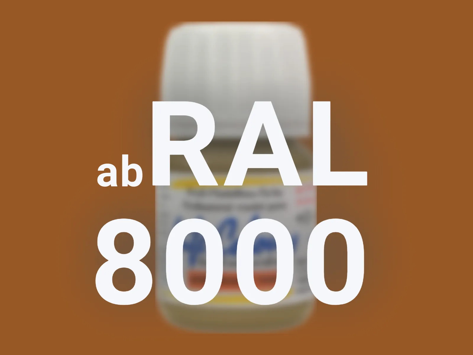 ab RAL 8000
