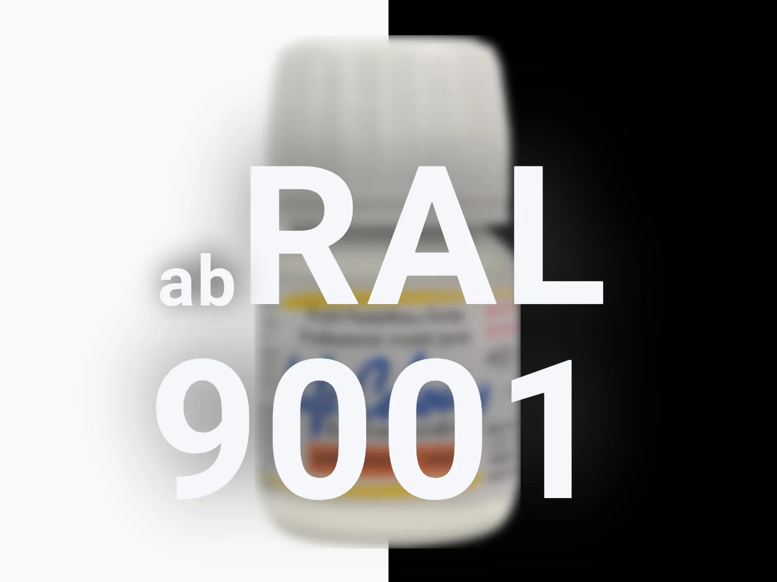 ab RAL 9000